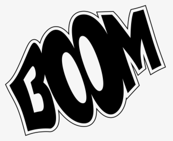 Boom Black And White, HD Png Download, Transparent PNG