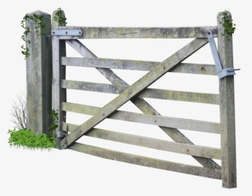 Gate - Old Wood Farm Gate, HD Png Download, Transparent PNG