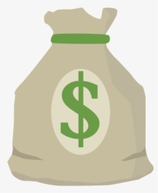 Money Bag Icon - Money Bag Flat Icon, HD Png Download, Transparent PNG