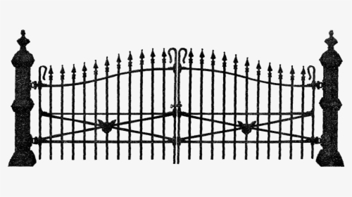 Spooky Pencil And In - Scary Fence Png, Transparent Png, Transparent PNG