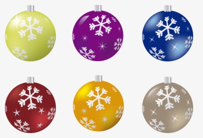 Ball Ornament Cartoon Decoration Ornaments Christmas - Christmas Ball Vector Free, HD Png Download, Transparent PNG