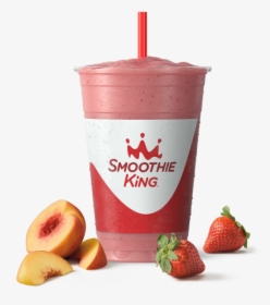 Sk Take A Break Peach Slice Plus With Ingredients - Smoothie King Peanut Power Plus, HD Png Download, Transparent PNG
