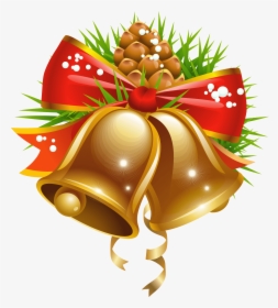 Bell Christmas Decoration - Christmas Bells Transparent Background, HD Png Download, Transparent PNG