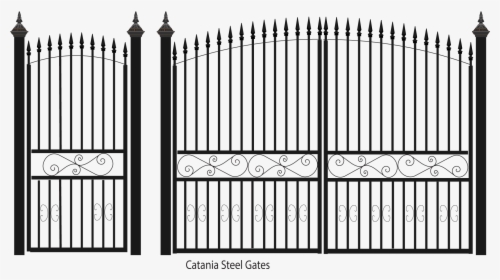Catania Steel Gates - Metal Steel Gate Png, Transparent Png, Transparent PNG