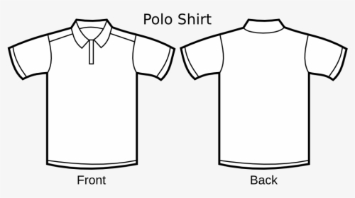 Clip Art Free Polo Download Clip - Polo Shirt Template Png, Transparent Png, Transparent PNG