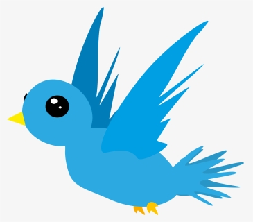 Aves, Animales, Azul, Volador - Cartoon A Bird Clipart, HD Png Download, Transparent PNG