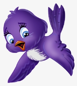 Purple Bird Clipart, HD Png Download, Transparent PNG