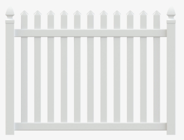 Classic Vinyl Picket Fence - Superior 1 1 2 Deluxe Picket Fence, HD Png Download, Transparent PNG