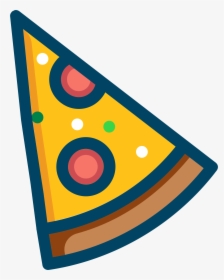Italian Clipart Pepperoni Pizza - Pizza Favicon, HD Png Download, Transparent PNG