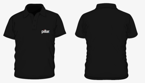 Transparent Collar Png - Polo Shirt Vector Black, Png Download, Transparent PNG