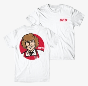 Dfd White Tee - Danny Duncan Kfc Shirt, HD Png Download, Transparent PNG