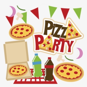Kids Pizza Party Clipart - Pizza Party In School, HD Png Download, Transparent PNG