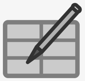 Registro, Lápiz, Gráfico, De Datos, Diario, Calendario - Data Table Clipart, HD Png Download, Transparent PNG