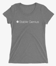 Lbte Stable Genius Charcoal Shirt Mockup Flat Front, HD Png Download, Transparent PNG