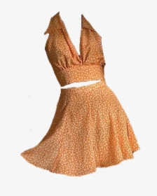 #png #polyvore #polyvorepng #orange #dress #summer - Cocktail Dress, Transparent Png, Transparent PNG