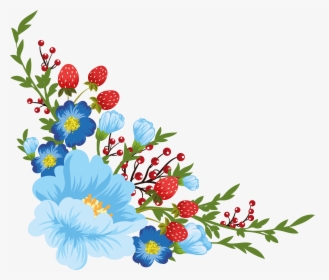 Transparent Pretty Flowers Png - Cross And Flowers Clipart, Png Download, Transparent PNG