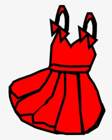 Red Dress Clip Art, HD Png Download, Transparent PNG