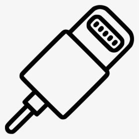 Iphone Charging Cable - Iphone Cable Charger Icon, HD Png Download, Transparent PNG
