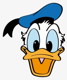 Donald Duck Daffy Duck T-shirt Clip Art - Donald Duck Cartoon Face, HD Png Download, Transparent PNG