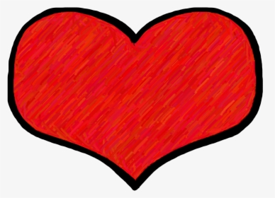 Broken Heart Clipart Cute - Cute Red Heart Clipart, HD Png Download, Transparent PNG