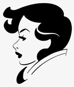 Art,monochrome Photography,logo - Png Woman Profile Logo, Transparent Png, Transparent PNG