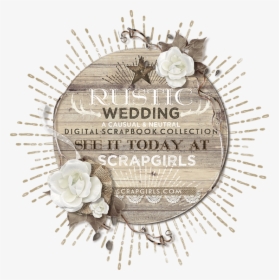 Transparent Free Rustic Wedding Clipart - Rose, HD Png Download, Transparent PNG