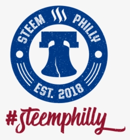 Steemphilly Logo W Hashtag Multi Color - Emblem, HD Png Download, Transparent PNG
