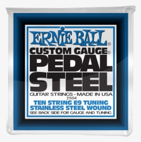 Ernie Ball Pedal Steel 10-string E9 Tuning Stainless, HD Png Download, Transparent PNG