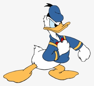 Donald Duck Clipart Kid - Mad Donald Duck Png, Transparent Png, Transparent PNG