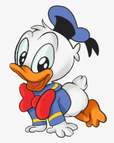 Disney Baby Image Walt - Donald Duck Cartoon Drawing, HD Png Download ,  Transparent Png Image - PNGitem