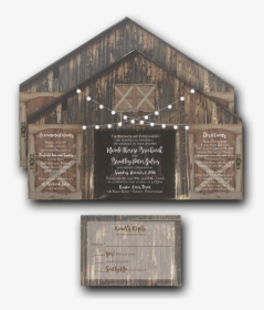 Barn Wedding Invitation, HD Png Download, Transparent PNG