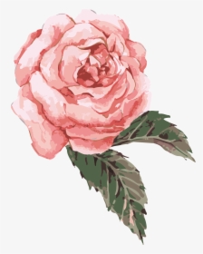 Flower Watercolor Painting Clip - Transparent Background Watercolor Flower Png, Png Download, Transparent PNG