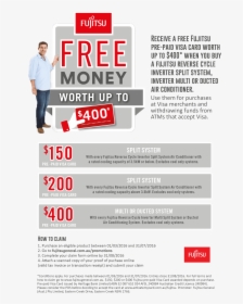 Fujitsu Free Money Promotion, HD Png Download, Transparent PNG