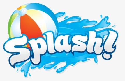 Pool Party Clipart - Splash Day Clipart, HD Png Download, Transparent PNG