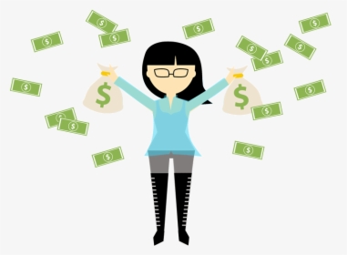 Dani Zhao Throwing Money In The Air - Ipva 2011, HD Png Download, Transparent PNG