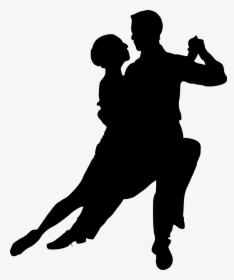Ballroom Dance Silhouette Latin Dance Salsa - Couple Dancing Silhouette Png, Transparent Png, Transparent PNG