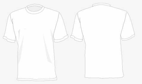 Clip Art Camisa Branca Desenho Frente - T Shirt Vector Png, Transparent Png, Transparent PNG