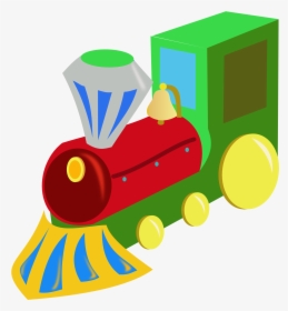 Free Christmas With Toys Clipart - Train Toy Clip Art, HD Png Download, Transparent PNG