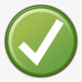 Confirm, Accept, Web, Icon, Correct, Text, Ok, Agree - Green Check Mark In A Circle, HD Png Download, Transparent PNG