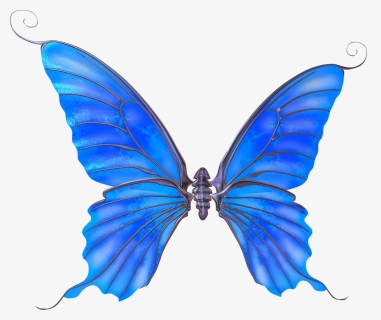 Transparent Mariposas Azules Png - Alas De Mariposa Azul Png, Png Download, Transparent PNG