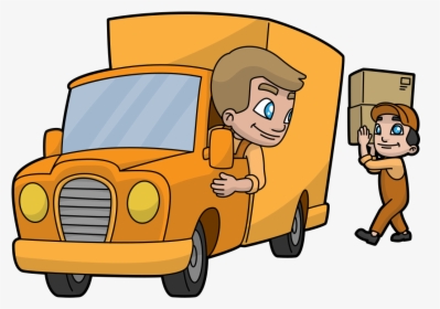 Animated Clipart Delivery Truck, HD Png Download, Transparent PNG