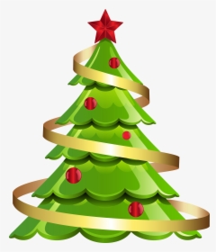 Tree Clipart Image Gallery - Transparent Background Artistic Christmas Tree Clipart, HD Png Download, Transparent PNG
