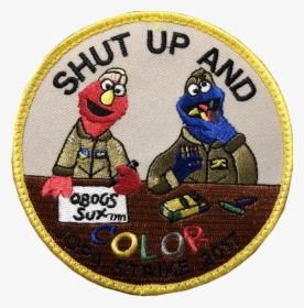 Shut Up And Color Patch, HD Png Download, Transparent PNG