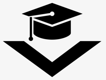 Graduation Cap With Down Arrow Comments - Toga Icon Png, Transparent Png, Transparent PNG