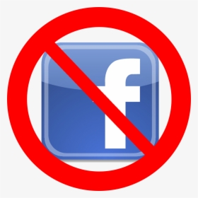 Facebook Clipart Sign - No Facebook Icon Png, Transparent Png, Transparent PNG