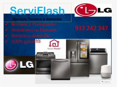 Electrodomésticos, Linea Blanca Lg - Washing Machines And Refrigerators, HD Png Download, Transparent PNG