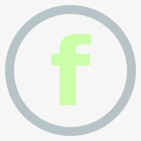 Facebook Icon Circle Svg Clip Arts - Green And Black Facebook Logo, HD Png Download, Transparent PNG