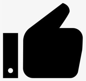 Facebook Like Button Computer Icons Blog - Like Logo Black And White, HD Png Download, Transparent PNG