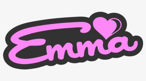 Emma Sweet Name Sign Png - Illustration, Transparent Png, Transparent PNG
