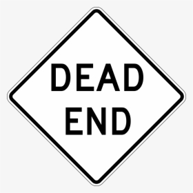 Transparent The End Png - Dead End Sign Vector, Png Download, Transparent PNG